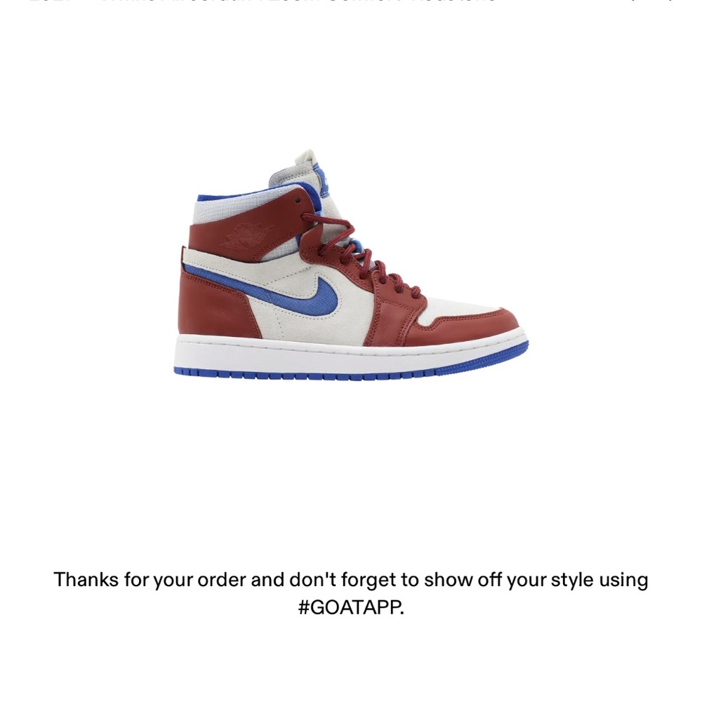 Jordan Women's Sneakers Red Blue White